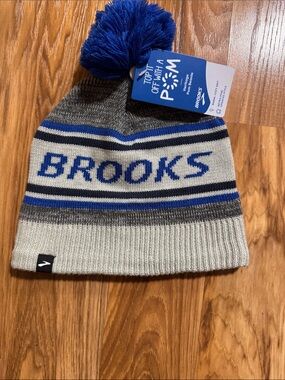 Brooks Running Heritage Pom Beanie NWT